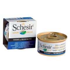 Schesir Gato Atum e Anchovas Pequenas em Gelatina (Latas)
