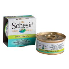 Schesir Gato Atum e Dourada - Cocido em Caldo (Latas)