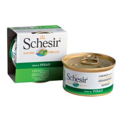 Schesir Gato Filetes de Frango em Gelatina (Latas)