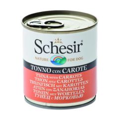 Schesir Cão Atum e Cenoura (Latas)