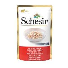 Schesir Gato Filete de Pollo y Lubina (Saquetas)