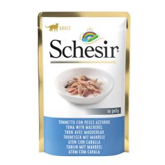 Schesir Gato Atún con Caballa (Saquetas)