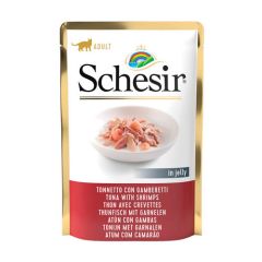 Schesir Gato Atún con Gambas (Saquetas)