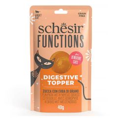 Schesir Gato Digestive Topper Calabaza (Saquetas)