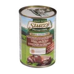 Stuzzy Dog Monoprotein Javalí com amoras (Latas)