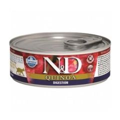 Farmina N&D Quinoa Neutered Duck Cat - Farmina N&D Cat Quinoa Digestion (Latas) 24 x 80 gr