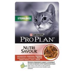 Pro Plan Cat Sterilised Meat (Saquetas) 26 x 85 gr