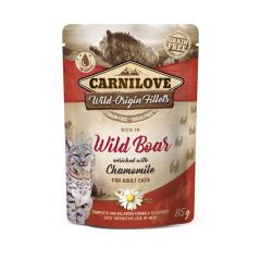 Carnilove Cat Wild Boar (Saquetas) - 24 x 85 gr