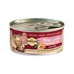 Carnilove Cat Kitten Turkey & Salmon (Latas) - 12 x 100 gr