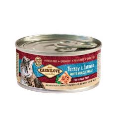Carnilove Cat Adult Turkey & Salmon (Latas) - 12 x 100 gr