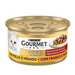 Gourmet Gold Bocaditos de Frango e Fígado
