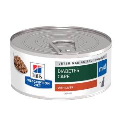 Hill's Prescription Diet M/D Feline Lata 156 gr.