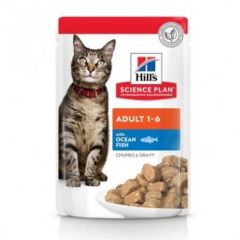 Hill's Feline Adult com Peixe (Saquetas)