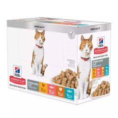 Hill's Feline Sterilized Frango Salmón Peru e Trucha (Saquetas)
