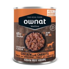 Ownat Wetline Dog Chicken & Carrots (Latas) 12 x 395 gr