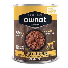 Ownat Wetline Dog Turkey & Pumpkin (Latas) 12 x 395 gr