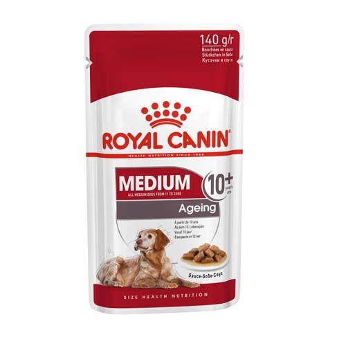 Royal Canin Medium Ageing (Saquetas) 140 gr x 10