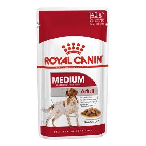 Royal Canin Medium Adult (Saquetas) 140 gr x 10