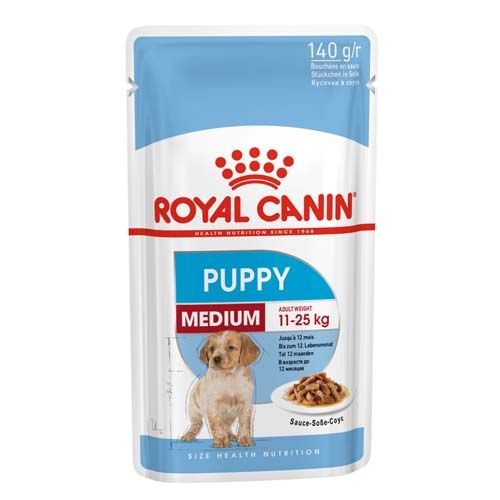 Royal Canin Medium Puppy (Saquetas) 140 gr x 10