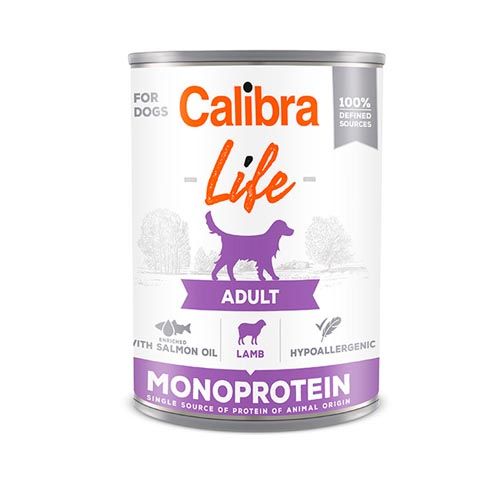 Calibra Dog Life Adult Lamb (Latas) 6 x 400 gr