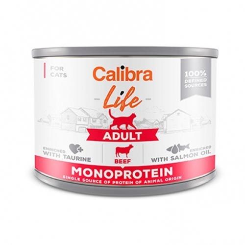 Calibra Cat Life Adult Beef (Latas) 6 x 200 gr
