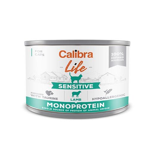 Calibra Cat Life Sensitive Lamb (Latas) 6 x 200 gr