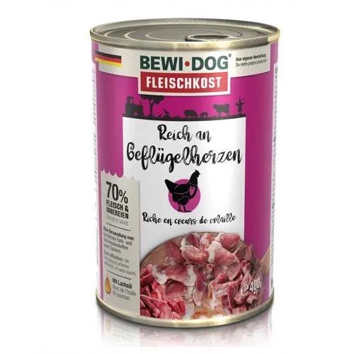 Bewi Dog Rich in Poultry Hearts (Latas) 6 x 400 gr