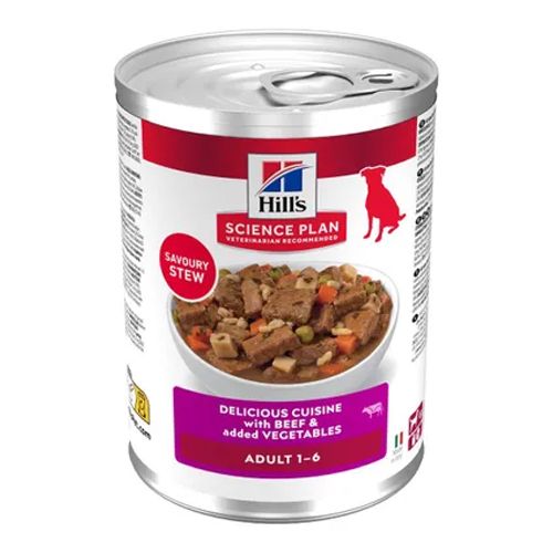 Hill's Canine Adult Guisado de Vitela e Legumes (Latas) - 12 x 363 gr