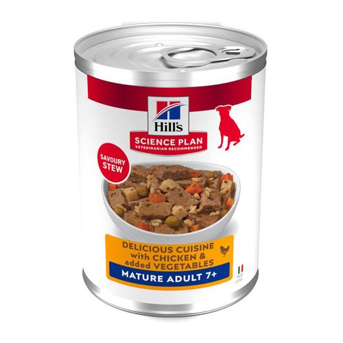 Hill's Canine Mature Adult Stew Chicken & Vegetables (Latas) - 12 x 363 gr