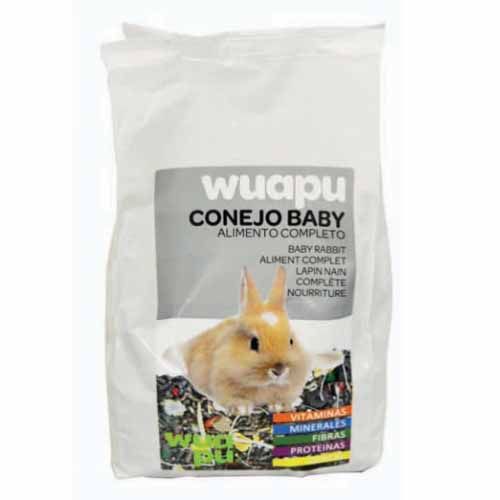 Alimento Coelho Baby Wuapu 1 Kg