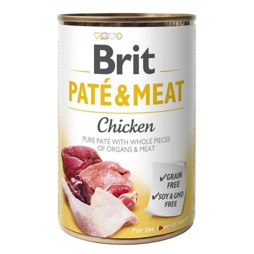 Brit Pate Meat Chicken (Latas) - 6 x 400 gr
