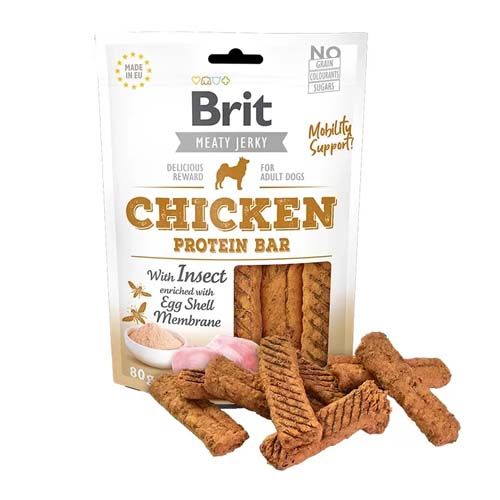 Brit Jerky Snack With Insect Protein Bar Chicken - 80 gr