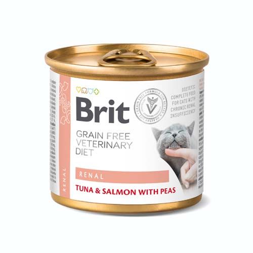 Brit GF Veterinary Diet Cat Renal (Latas) - 200 gr x 6