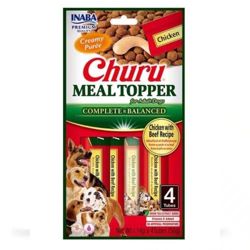 Churu Dog Meal Topper Chicken & Beef - 12 x 56 gr (Envio 3 - 5 dias)