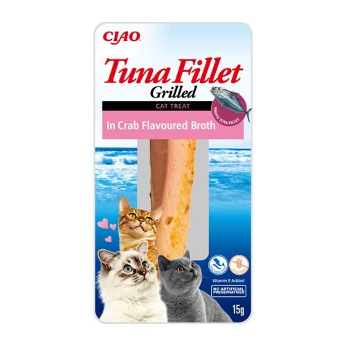 Churu Cat Tuna Fillet in Crab Broth - 12 x 15 gr (Envio 3 - 5 dias)