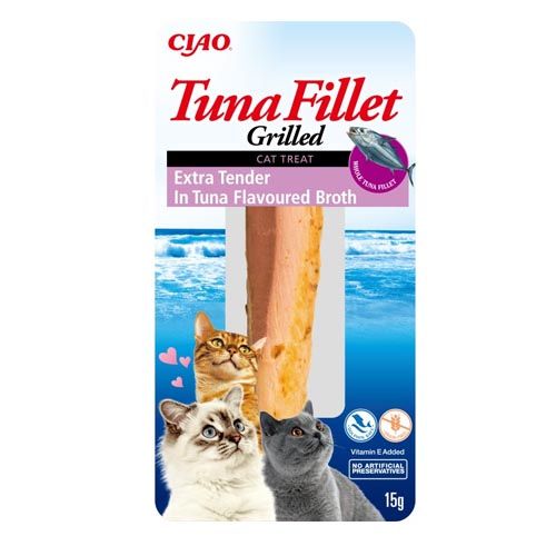 Churu Cat Tender Tuna Fillet in Tuna Broth - 12 x 15 gr (Envio 3 - 5 dias)