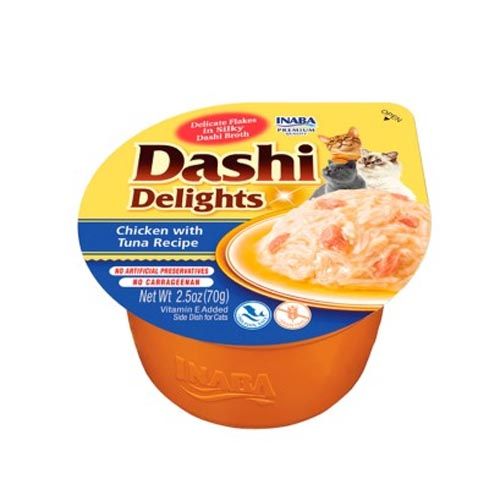 Churu Cat Dashi Delight Chicken with Tuna - 6 x 70 gr