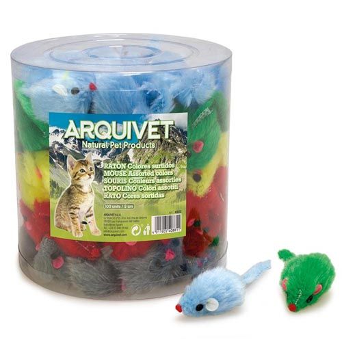 Rato cores sortidas (100 Unidades/Frasco) Arquivet