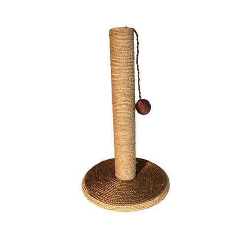 Raspador com poste e bola castanho 30x30x46 cm Arquivet