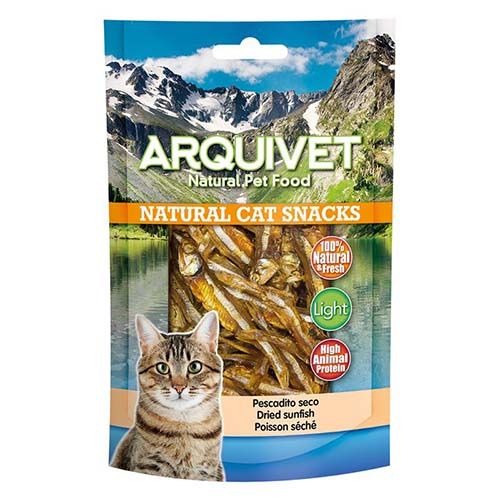 Natural Cat peixe seco 50 g (24 bolsas/caixa) Arquivet