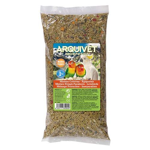 Mistura periquitos australianos - agapornis 1 kg Arquivet