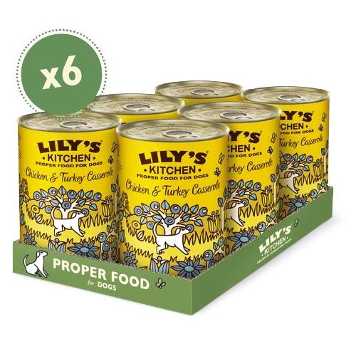 Lily's Kitchen Chicken & Turkey Casserole Tin 6X400 Gr (Envio 3 - 5 días)