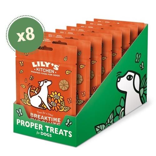 Lily's Kitchen Breaktime Biscuits For Dogs 8X80 Gr (Envio 3 - 5 días)