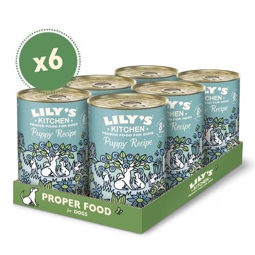 Lily's Kitchen Puppy Recipe With Turkey, Duck & Kale Tin 6X400 Gr (Envio 3 - 5 días)
