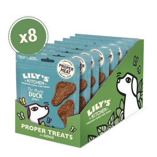 Lily's Kitchen The Mighty Duck Mini Jerky Treats For Dogs 8X70 Gr (Envio 3 - 5 días)