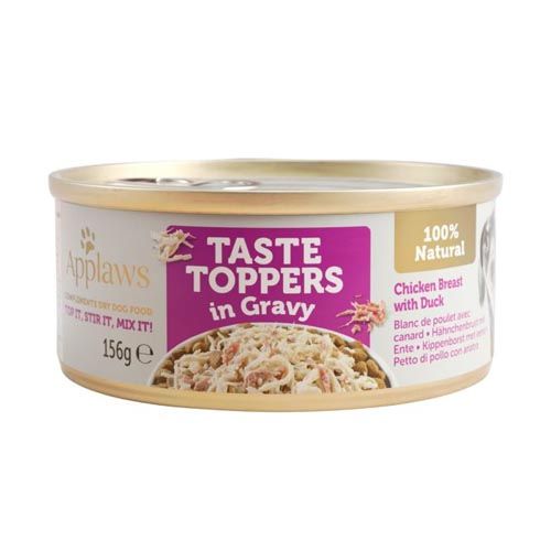 Applaws Dog Taste Toppers in Gravy Chicken with Duck (Boîtes) 156 gr x 12