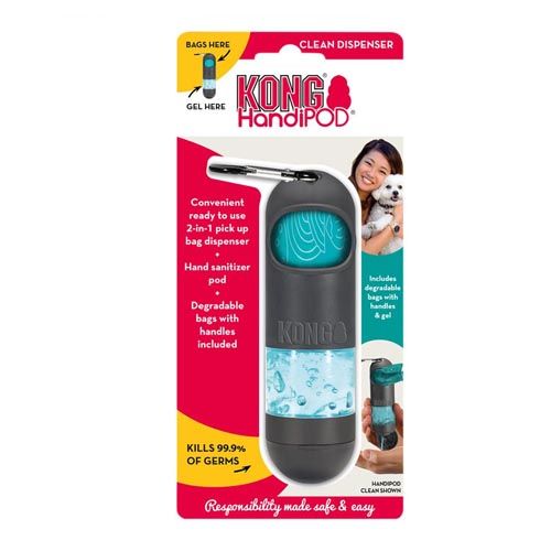 Kong Handipod Mini Dispensador Con Gel e Bolsas