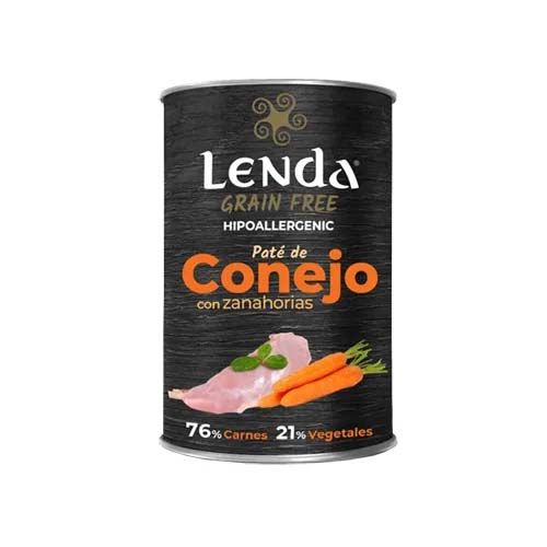 Lenda Dog Rabbit Pâté  (Latas) - 400 gr x 12
