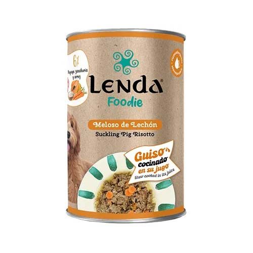 Lenda Dog Foodie Suckling Pig Risotto (Latas) - 400 gr x 12