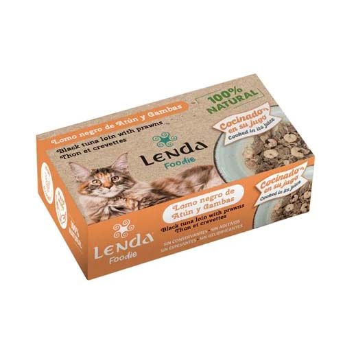 Lenda Cat Foodie Tuna with Prawns (Latas) - 120 gr x 25